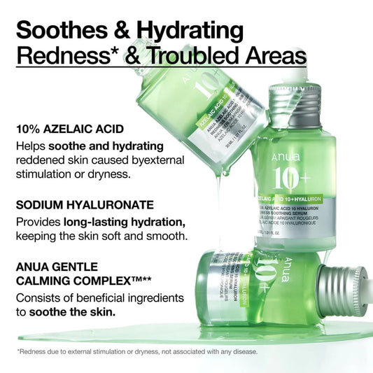 Azelaic Acid 10 Hyaluron Redness Soothing Serum