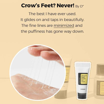 COSRX All About Snail Kit – 4-Step Advanced Snail Mucin Skincare Trial Set