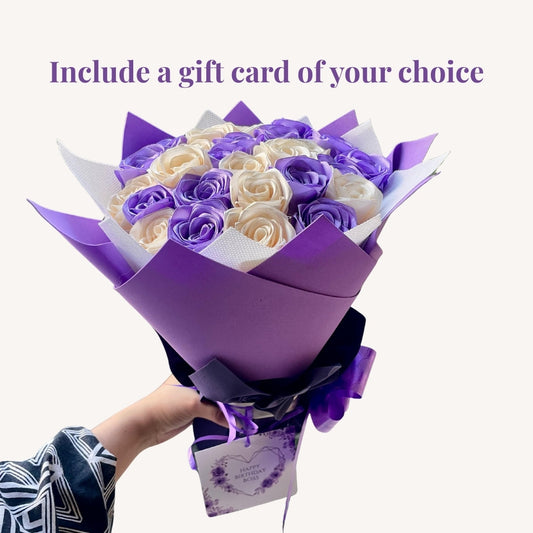 Ribbon Flower Bouquet- 27 Flowers