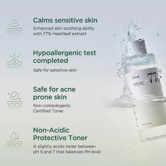 Anua HeartLeaf Soothing Toner 77%